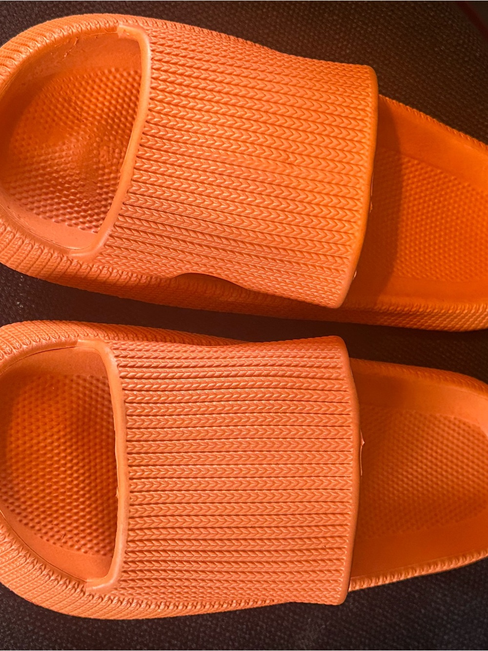 Orange Cloud Slides Sandals Women’s EU 36-37 Cushioned Slip-On Slides